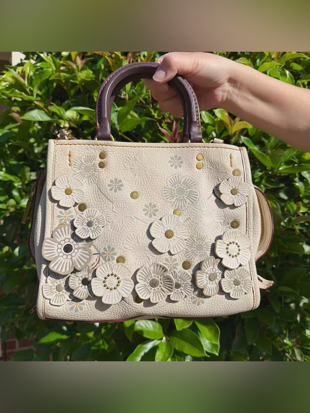 Coach Rogue Bag 25 With Tea Rose 58840 - Picture 6 of 13